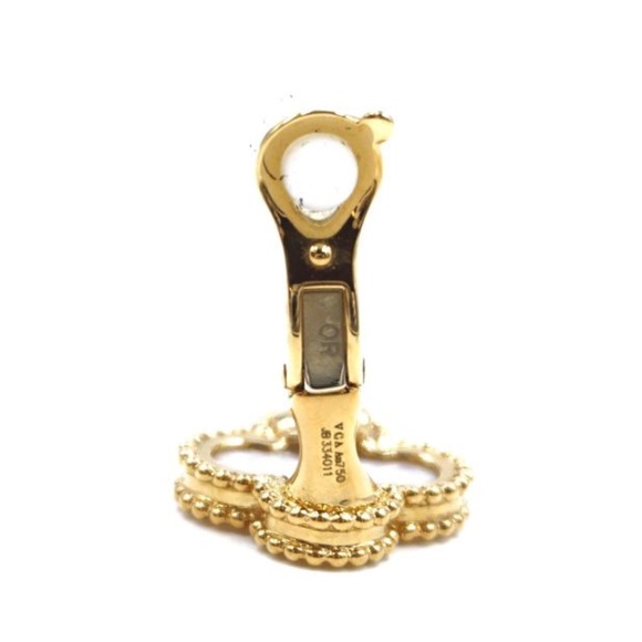 Alhambra 18k Gold Clip On Alpha System Earrings - Picture 4 of 10